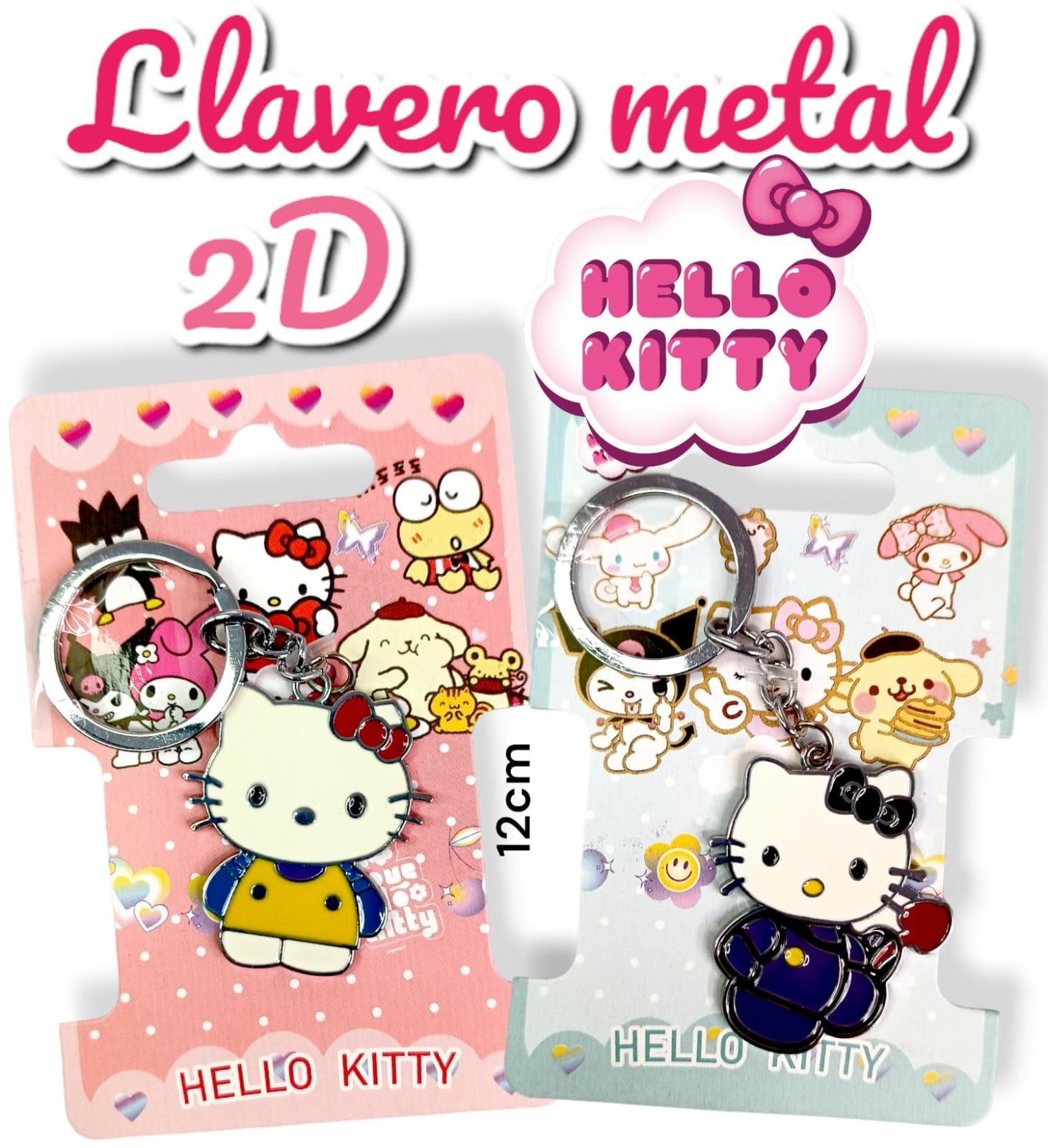 Llavero Metal 2D Hello Kitty